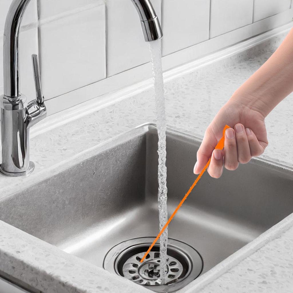 Household Kitchen Toilet Pipe Sink Hair Clog Remover Manual Drain Auger Tool Effective Sewer Unblocker for Bathroom Pipeline