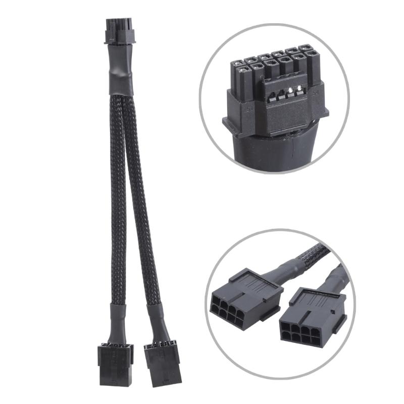 Double 8Pin Female To 12+4Pin Male Adapter Cable for RTX40 Series Stable To Motherboards  Power Transfer Flexible