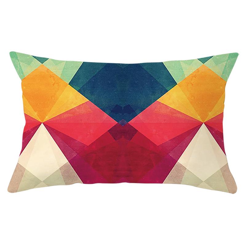 Chinese Style Lumbar  Pillowcase Decorative Sofa Cushion Case Bed Pillow Cover Home Decor Car Cushion Cover Pillow Case 30*50cm