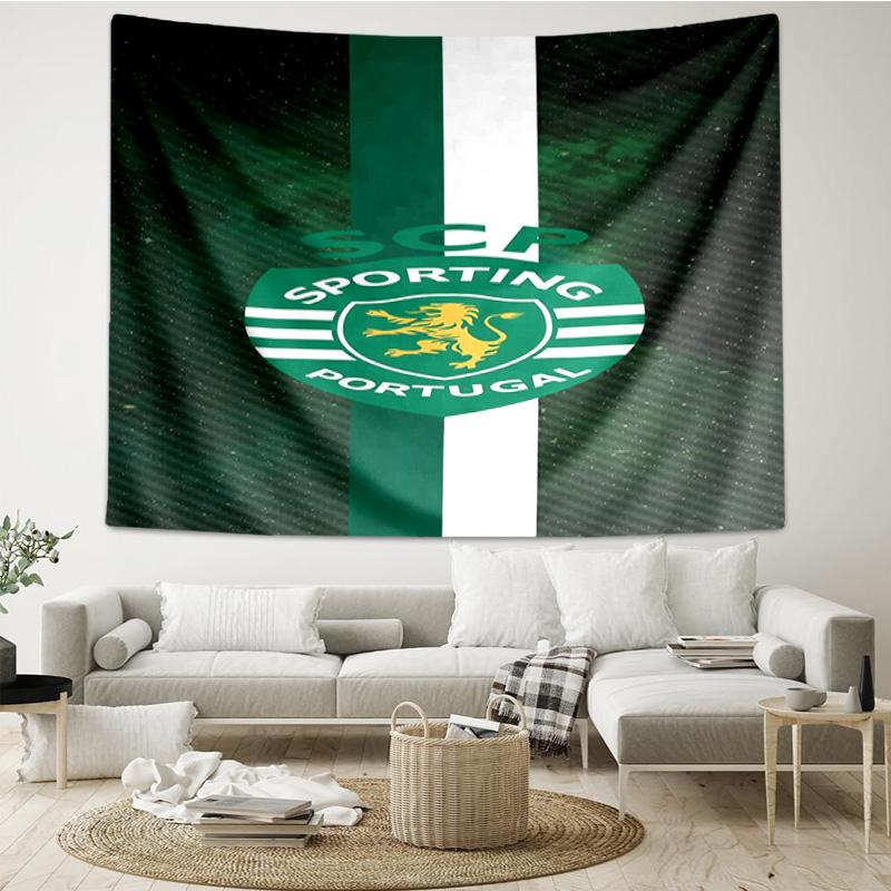Ruge Leao Sporting Portugal's Pride Tapestry Room Decoration Wall Hanging for Living Room Bedroom, dormitory, Birthday and Christmas gifts