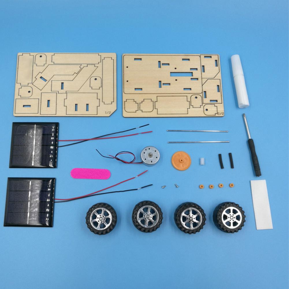 Happy Play DIY Solar Moon Assembly Power Kids Rover Robot Model Scientific