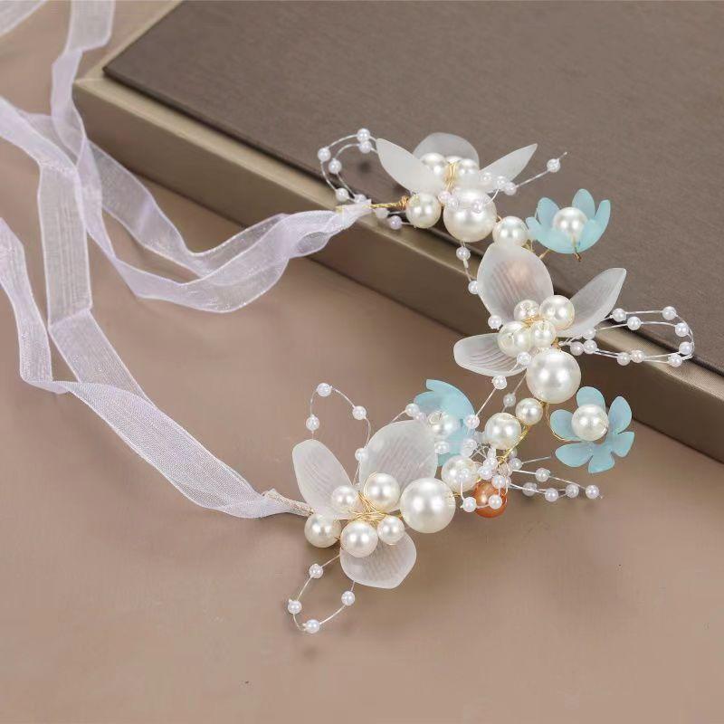 Children'S Headdress Mori Wreath Super Fairy Crown Headband Princess Flower Girl Head Flower Birthday Girl Show Catwalk Accessories