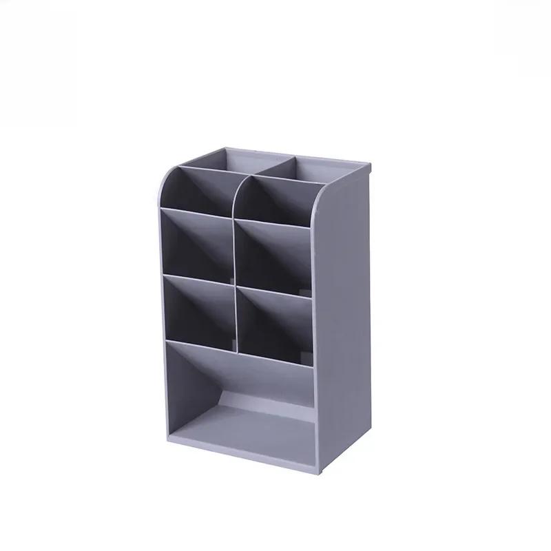 

Многофункциональный настольный органайзер, держатель для ручек, детский и женский ящик для хранения канцелярских принадлежностей, пластиковая квадратная офисная мебель