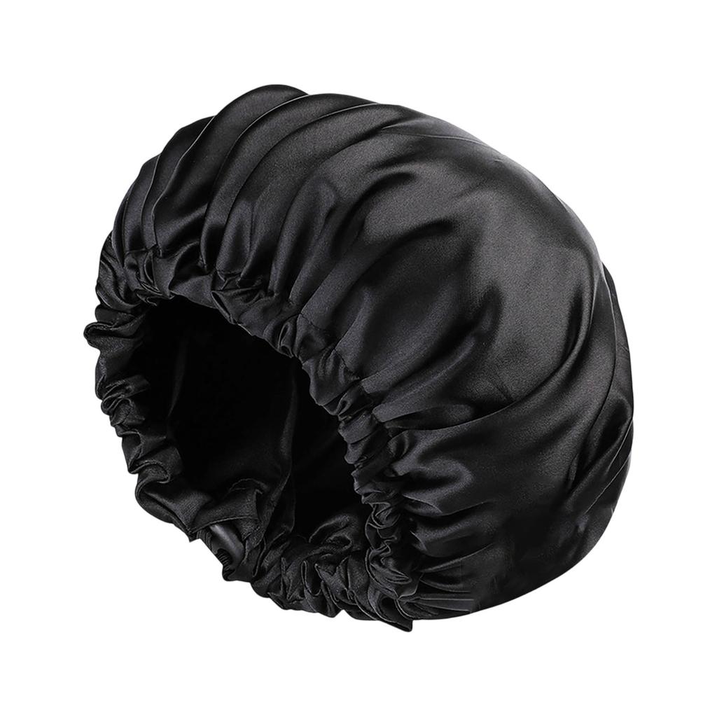 Women's Fashion Double-Colored T-Cap Beauty Salon Adjustable Button Chemo Cap