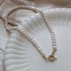 High Quality Natural Freshwater Pearl 14K Gold Filled Female Beads Chain Necklace Promotion  Gifts For Girlfriend