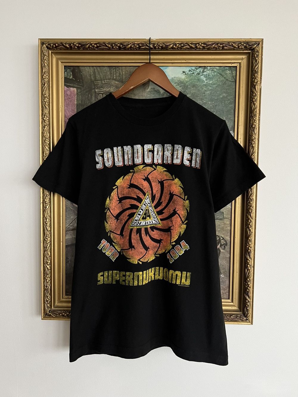 Винтажная черная унисекс футболка Soundgarden Классический стиль 2016 года S-5XL KH15091 S