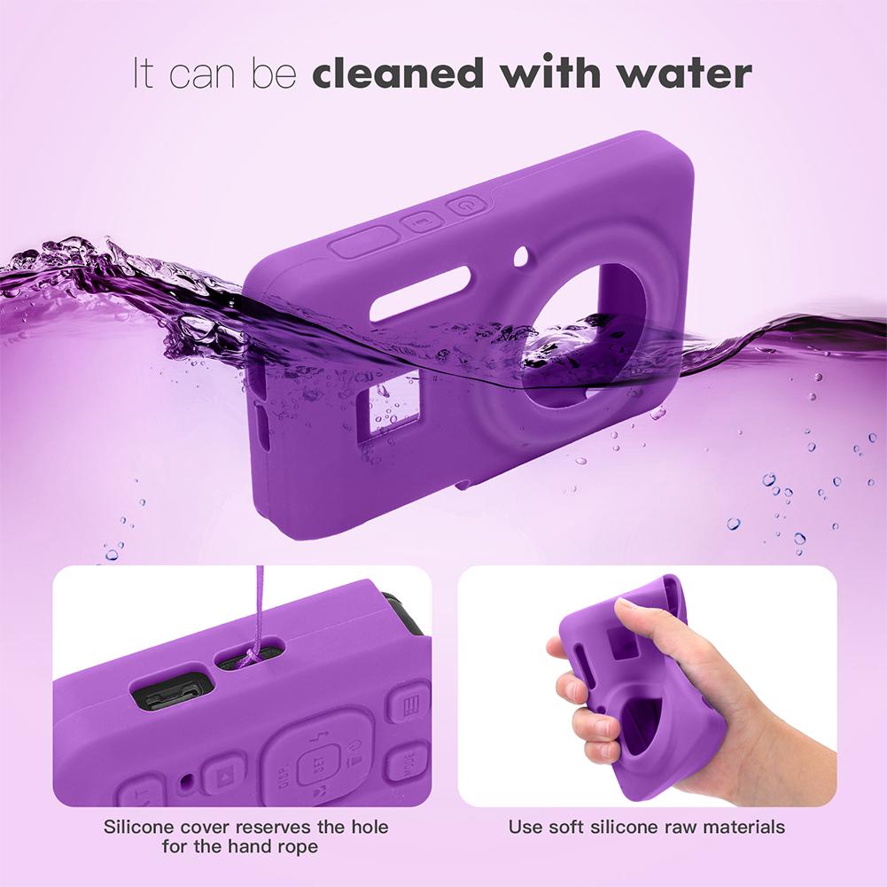 For Kodak PIXPRO FZ55 Digital Camera Cover with Lanyard Slim Fit Camera Bag Camera Body Cover Outdoor Travel Camera Protect Case