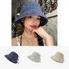 Summer Grid Fisherman Hat With Wide Brim And Breathable Canvas For Sun Protection