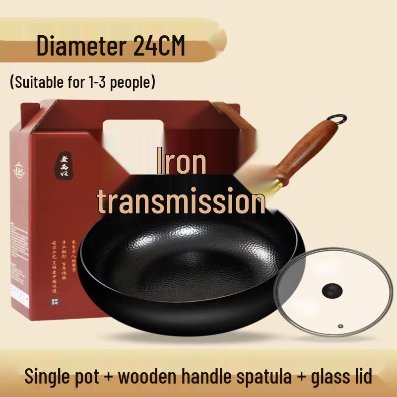 Wrought Iron Stir-Fry Wok