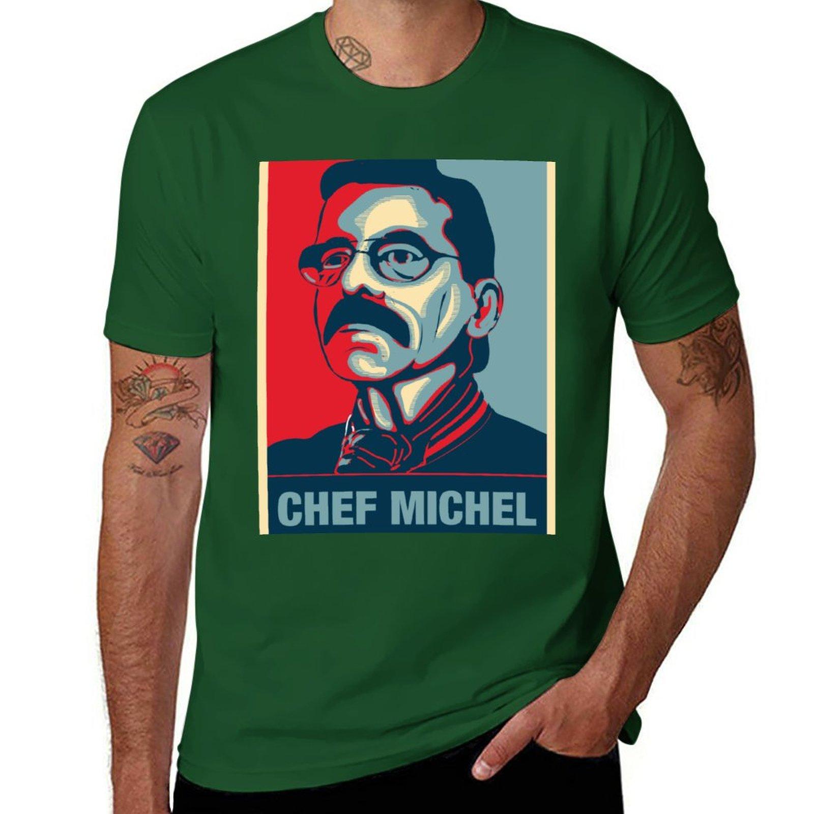 

Chef Michel Dumas Fan Art TShirt Blouse sweat boys animal print mens graphic tshirts hip hop 4XL