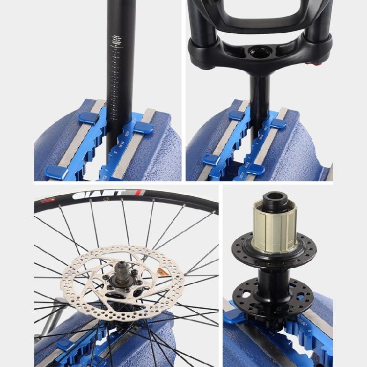 Road Bike Spindles Vises Insert Magnetic Clamp Holder Aluminum Alloys Vises Insert Jaw Bicycles Benches Vises Jaw Pad