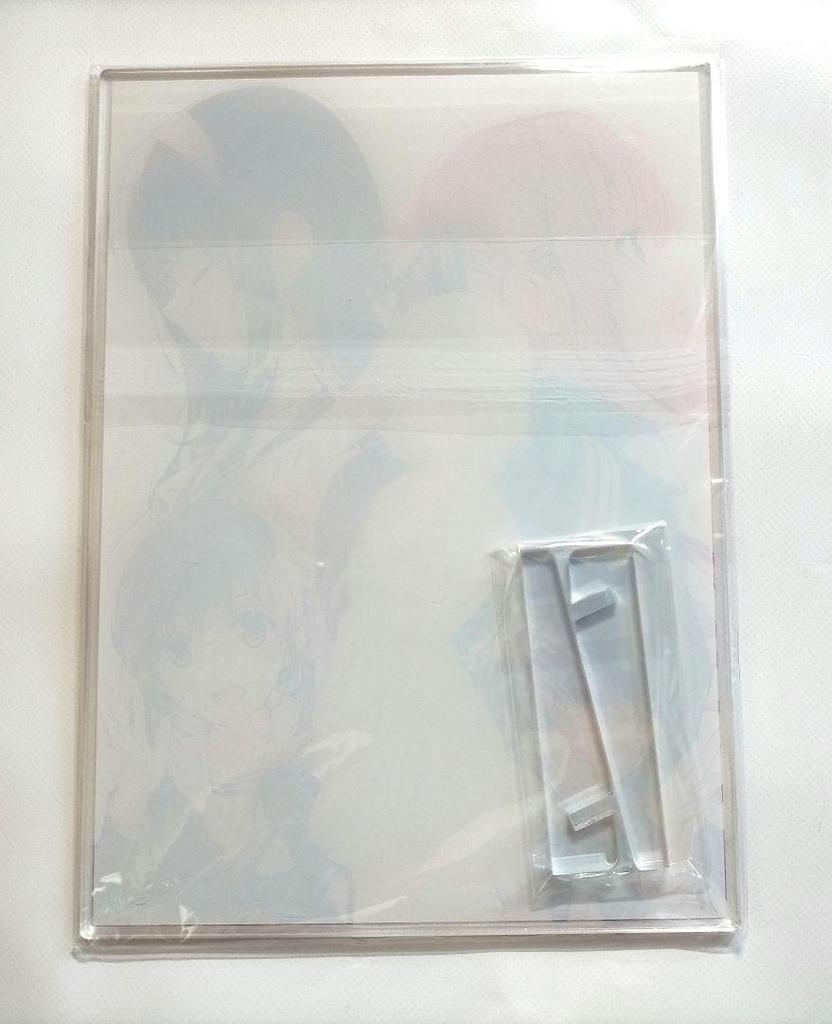 [USED] Set of 2: How to Raise a Boring Girlfriend A5 Acrylic Plates by Fukasaku Kurehito