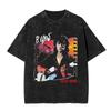 2026 Legendary Russia Rock Band Viktor Tsoi Kino A Star Named Sun Album Logo Print T Shirt Men Women Vintage Washed Oversized T-shirt