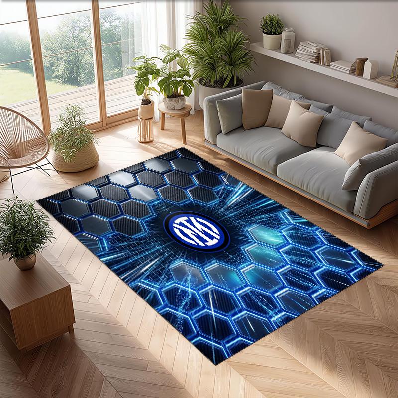 Borussia Dortmund Printed Flannel Area Rug Non Slip Soft Polyester Floor Carpet Indoor Decor Mat for Bedroom Living Room Sofa