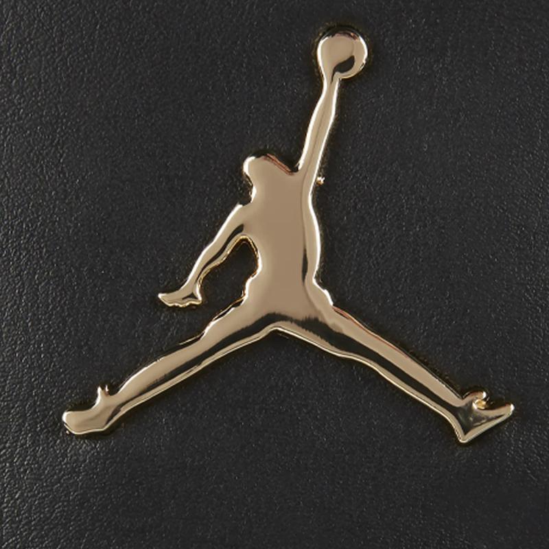 Jordan Microfiber Synthetic Leather Backpack Small Size Unisex Black Jordan DH0410-010