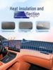 Compatible Sunshade Dashboard Mat for Shangjie H5 - Anti-Glare Interior Accessory for Sun Protection