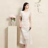 San Cai New Chinese Style Embroidered A-Line Dress