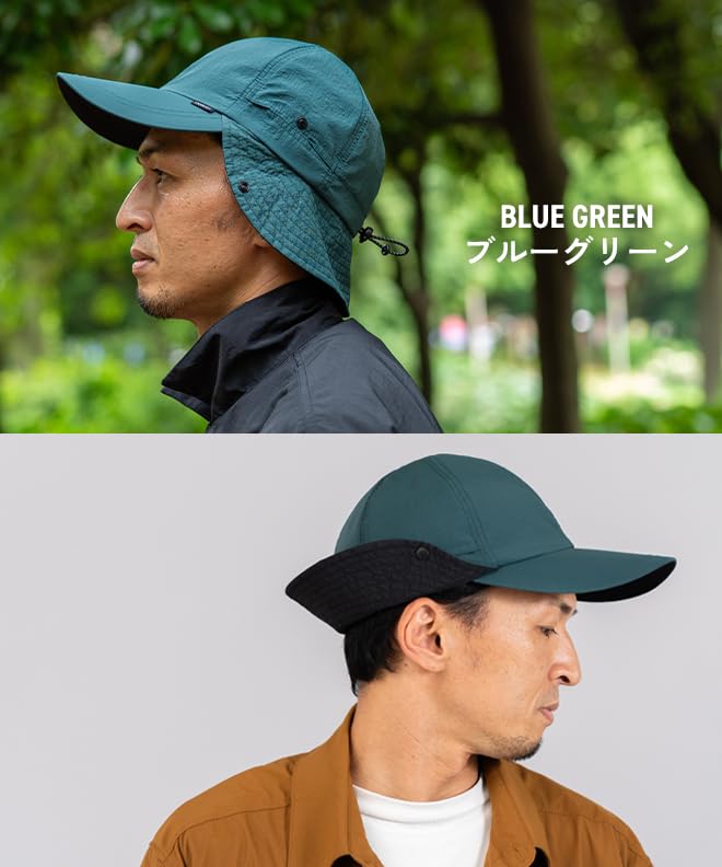 Nakota Double Visor Cap with Double Visor Baseball Cap for Men and Summer UV Heatstroke Stylish Mesh Perfect for Outdoor and Size Men's Sunshade,