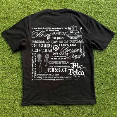 Spanien Rapper Dellafuente Album Pa Las Penas Print T-Shirts Herren Damen Oversized Schwere Baumwolle Hohe Qualität Unseix Damen Herren T-Shirts