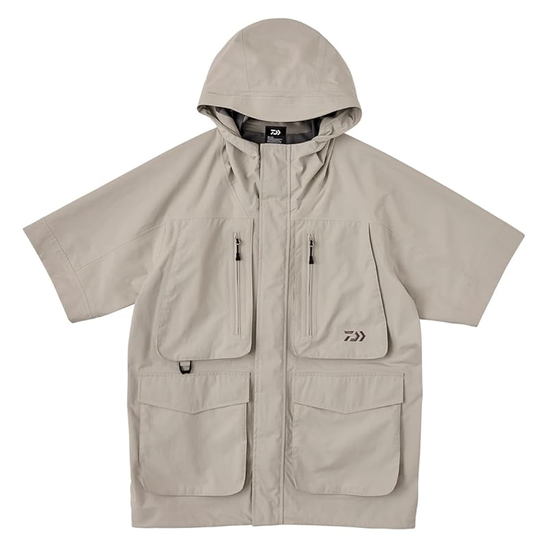 

[DAIWA] stream short sleeve rain jacket DR-2724J fog gray