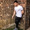 Men's Summer Cotton Stretch Short-Sleeve Sports T-Shirt for Running and Workouts