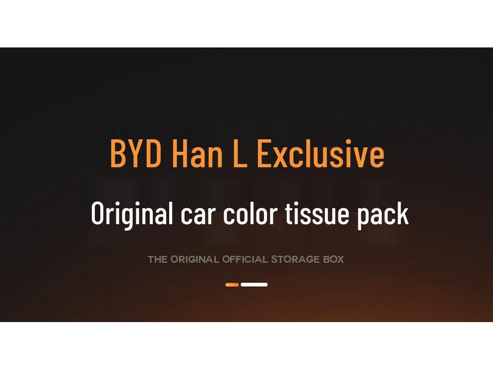 BYD Han L 2025 Porta-lenços para Apoio de Braço - Porta-papel para Pendurar no Interior do Carro