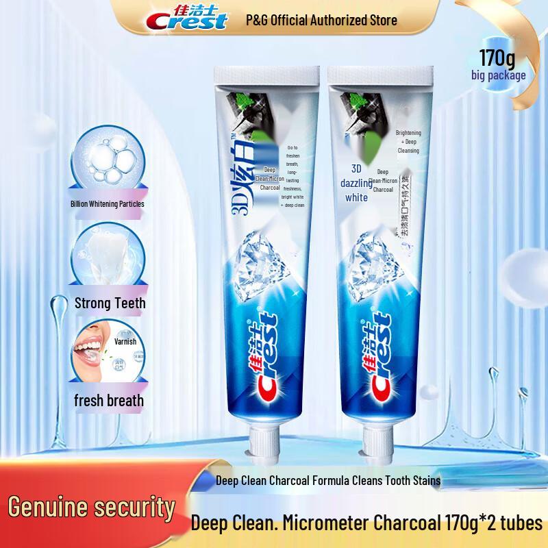 

Crest 3D White Microporous Charcoal Toothpaste