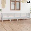 Day and Night - Day and Night Garden Furniture Set 4 Pieces Solid White Pine Wood