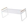 Spice Rack Iron Multifunctional Kitchen Supplies Kitchenware Organizer Countertop Seasoning Holder for Kitchen White