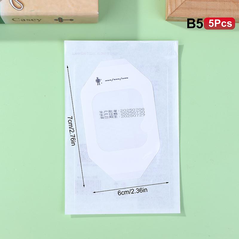 Waterproof Self-Adhesive Sterile Wound Dressing with PU Film for Indwelling Needle - 6 Types 1/5Pcs IV Cannula Fixed Dressing