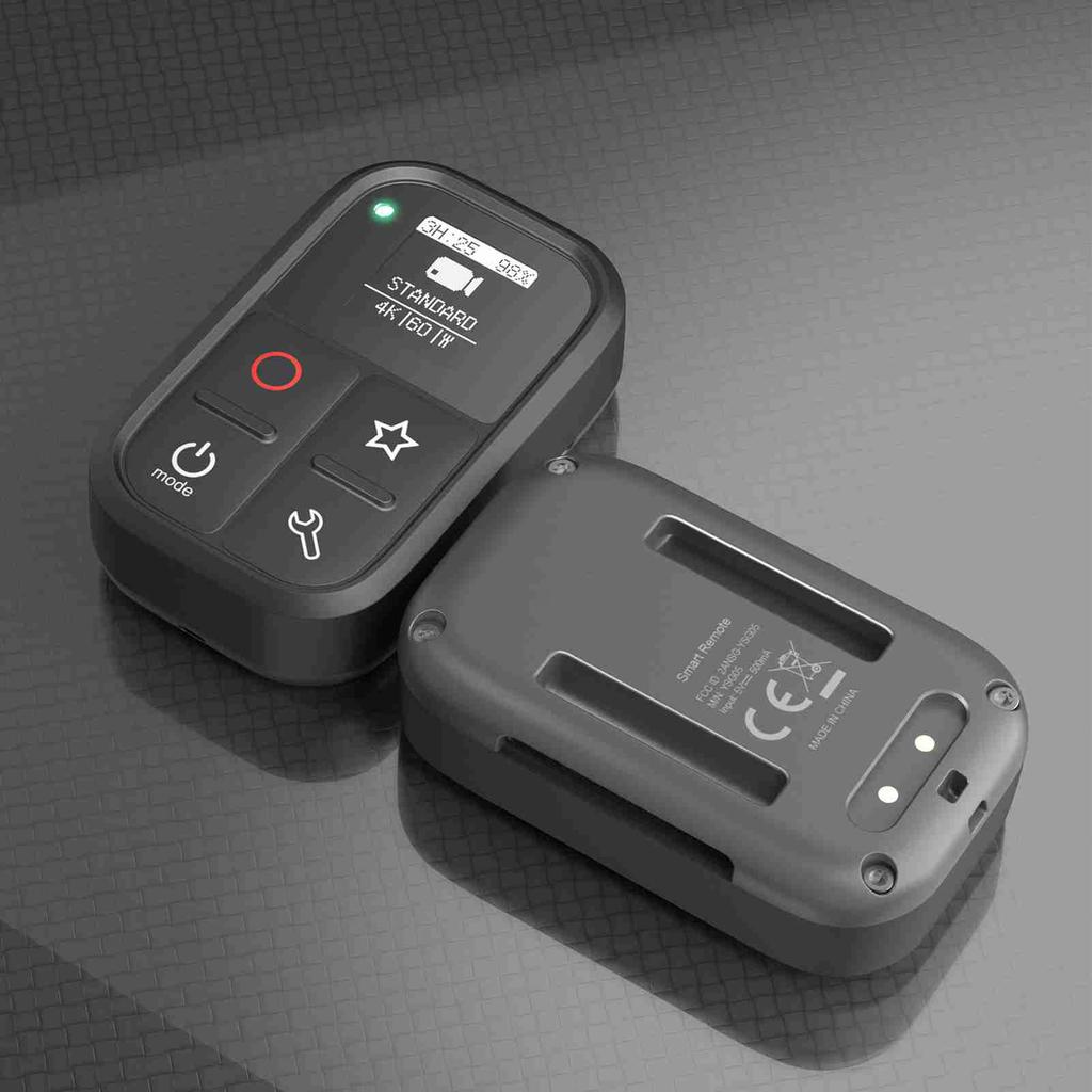 Action Camera Remote Control OLED Display 80M Control Distance Wireless Camera Remote Controller Replacement