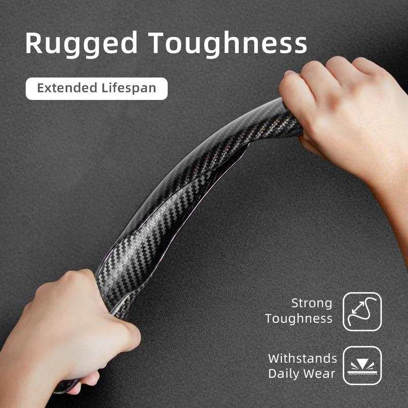 Suitable for Mazda Carbon Fiber Steering Wheel Cover for Cx-5 Cx-30 Mazda3 Cx-50 Cx-90 Mazda2 Cx-60 Cx-3 Mx-5 Bt-50