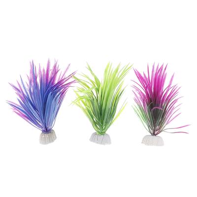 Ornament Künstliche Grüne Pflanze Gras Aquarium Aquarium Gefälschte Kunststoff Dekor