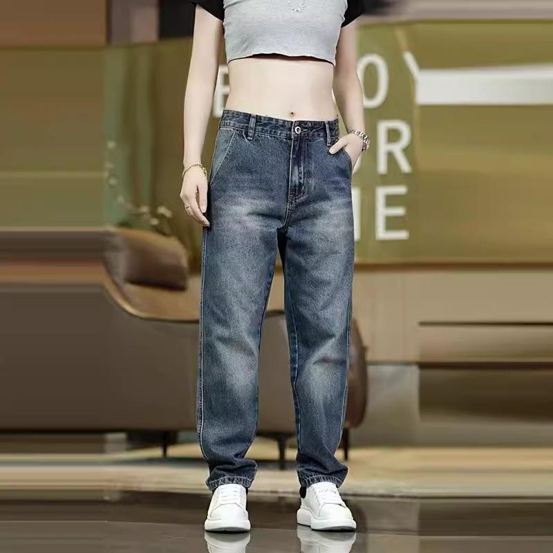 JYL Men s Jeans   Spring Autumn Versatile Straight Cargo Denim 30