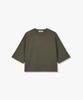 STUDIO TOMBOY Tomboy Back Print Short Sleeve T-Shirt_Khaki 9176322971