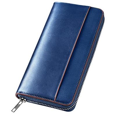 Men's Tochigi Leather Long Wallet, Genuine Leather, Large Capacity, YKK Zipper, Made by Top Wallet Craftsmen, Women's Wallet, Cowhide Leather Wallet,