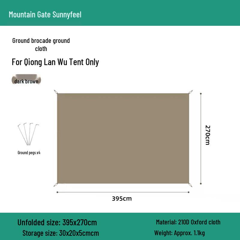 Mountain Door Ridge 13 Quick Open Tent: 2-in-1 Canopy with Black Sun Protection for Camping
