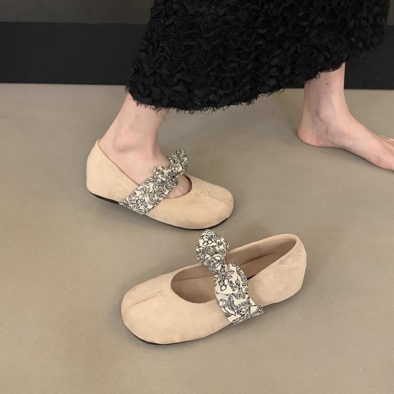 Fashion SUOJIALUN Autumn New Brand Women Flat Shoes Fashion Bow-knot Ladies Casual Dress Mary Jane Shoes Soft Flat Heel Single Shoes
