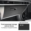 Carbon Fiber Suede Glove Box Protector for Mazda 3 Axela 2019-2025 LHD/RHD Anti-Kick Interior Moulding