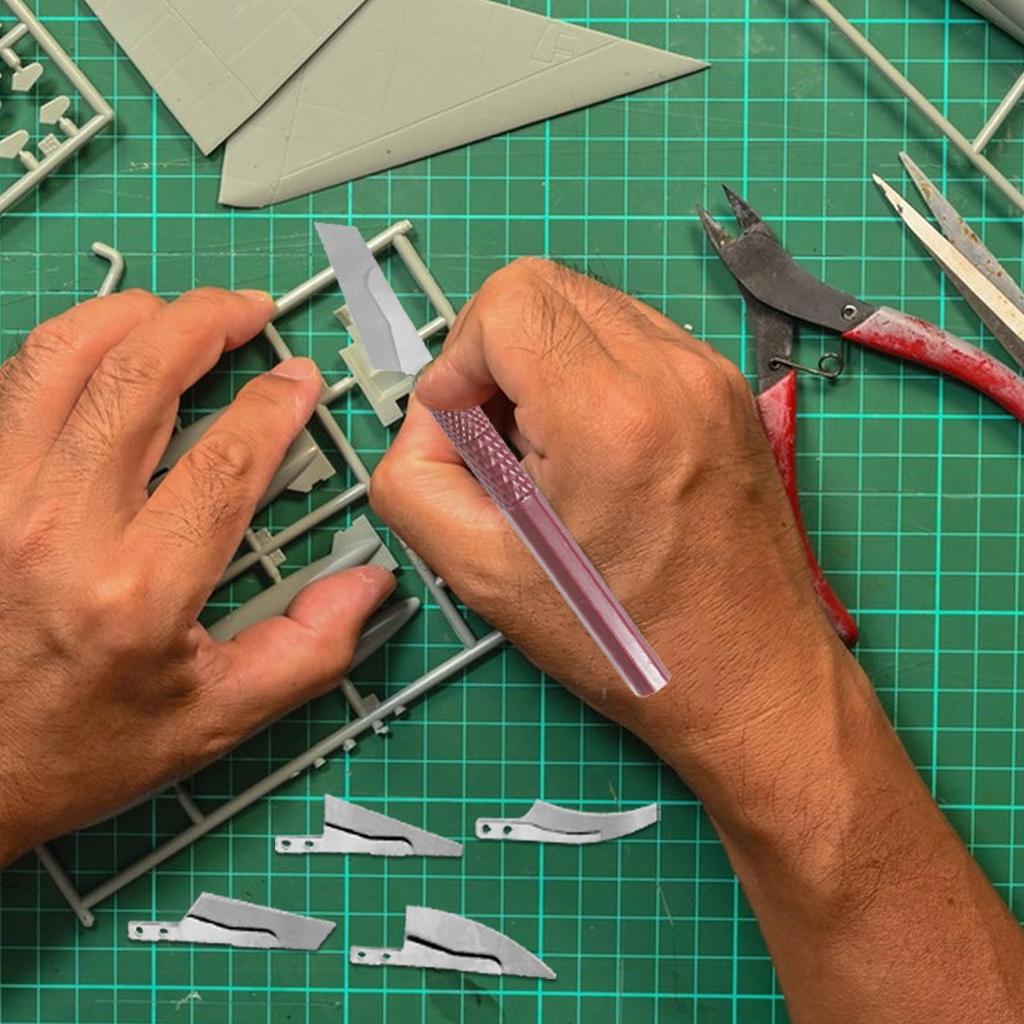 Model Craft Hand Saw Craft Tools Hand Model Saw Kit Hobby Craft Saw Hacksaw Tool Kit with 4 Craft Cutters for Handcrafted