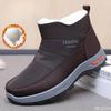 Fashion New Men's Boots  Soft Bottom Anti-Slip Warmth Preservation Free Shipping Men's Shoes Comfortable Cold Resistant