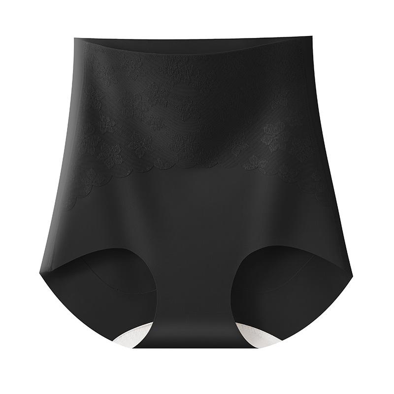 

Жіночі безшовні трикутні трусики з контролем животика - Піднімають стегна та формують талію Бодішейпер XL чорний