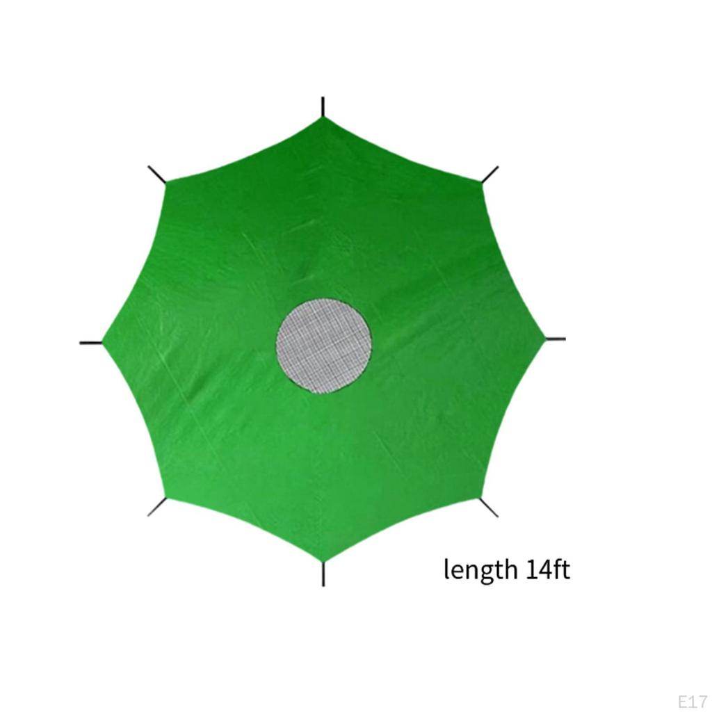 Green Outdoor Trampoline Sun Cover