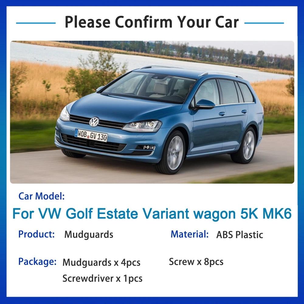 For VW Golf 7 MK7 Estate Variant Wagon AU 2014~ Car Mudflap 4x Mudguards Fender Styling Accessories Guard Splash Protection