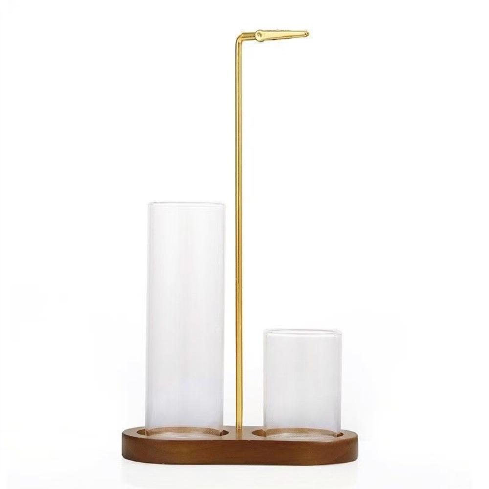 Wooden Base Incense Burner for Sticks Removable Glass Incense Candle Stand  Meditation