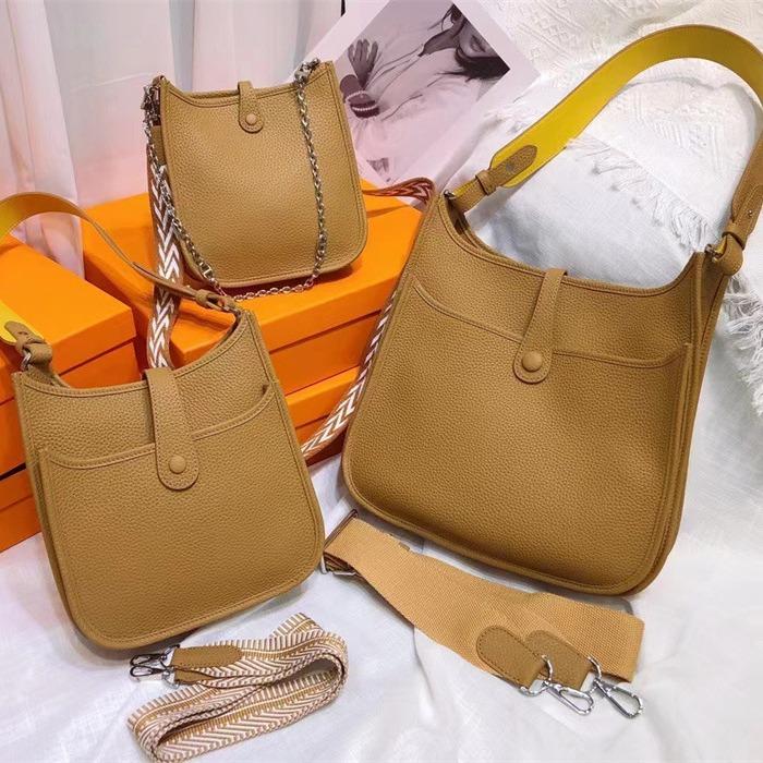 2023 new cowhide Evelyn evelyne mini 17/29TOGO first layer cowhide shoulder crossbody