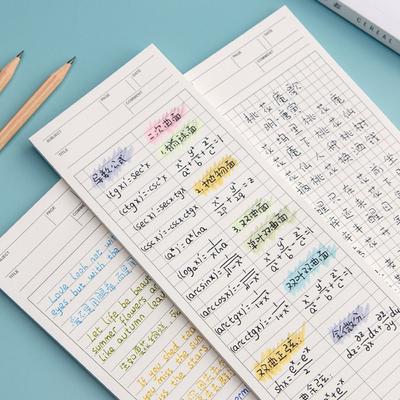 Simple Non-sticky Long Notepad 50 Sheets Stationery Note Paper Writing Note Students