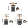 Heavy Duty Vessels Boat Deck Drain Cover 3/4 Inch Brass Rubber Plug Leak Proof Suitable For Ships Secure Water Sealing