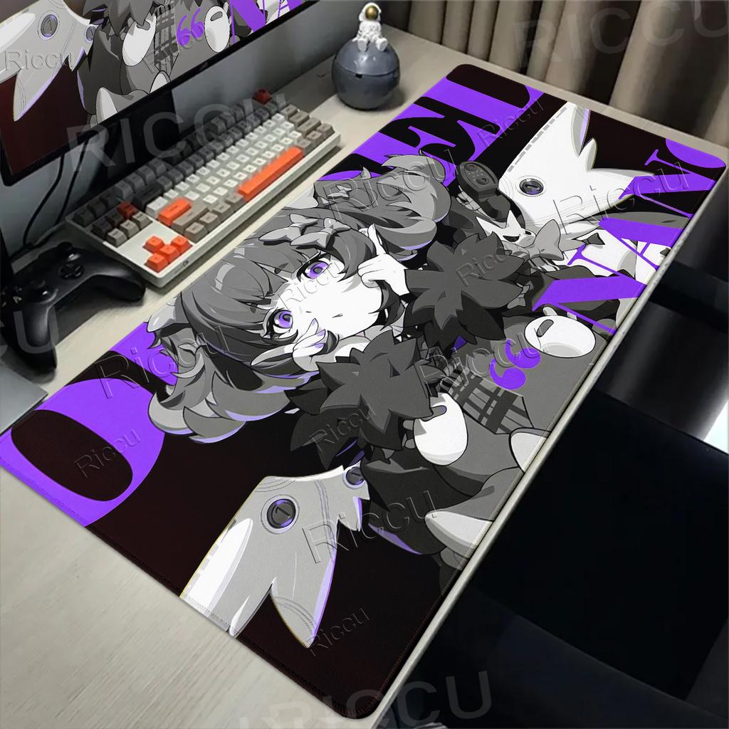 Mouse Pads ZZZ Zenless Zone Zero Nangong Yu Kawaii Anime Girl Angels of Delusion PC Mechanical Keyboard Mat Anti-slip Rubber Pad