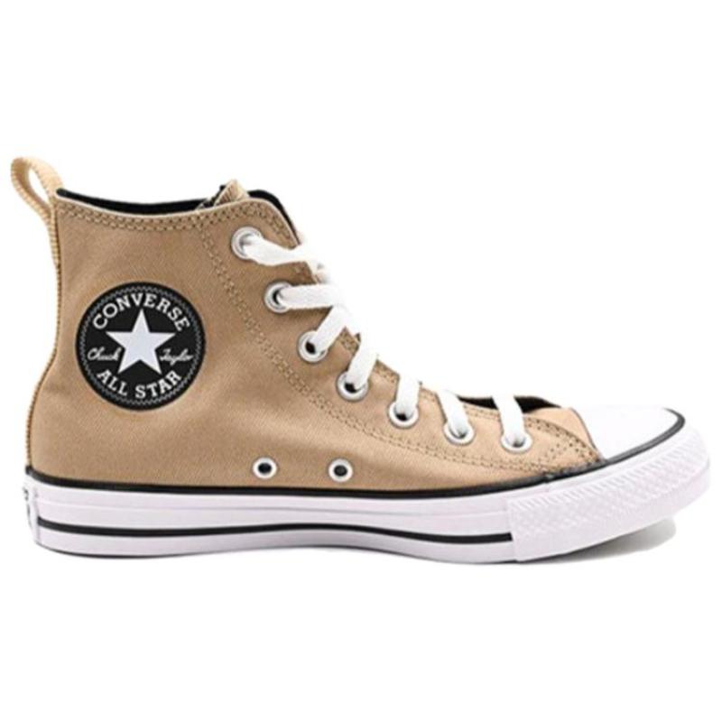 Converse Chuck Taylor All Star Comfortable and Casual Breathable High Top Espadrilles Unisex Brown